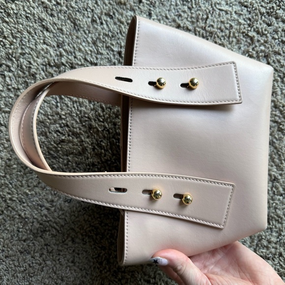 Frame Les Second Mini Bag Blush Light Pink with Removable Long Crossbody Strap - Picture 4 of 10